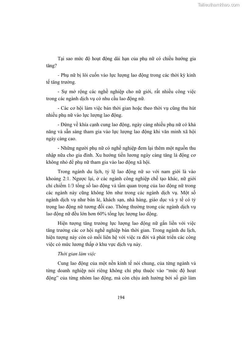 Giáo trình Kinh tế du lịch Phần 2 - 3 Trang 28