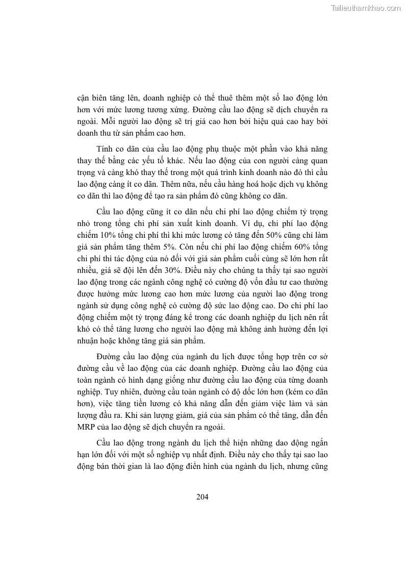 Giáo trình Kinh tế du lịch Phần 2 - 4 Trang 38