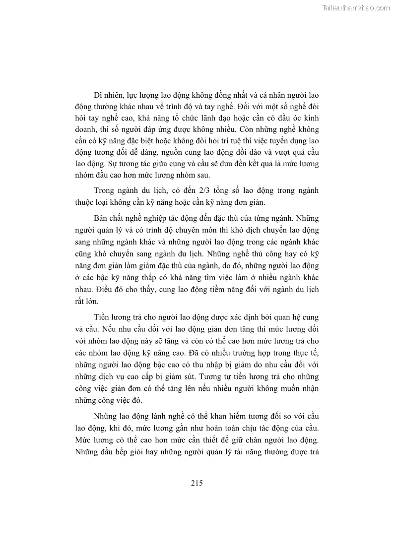 Giáo trình Kinh tế du lịch Phần 2 - 5 Trang 49