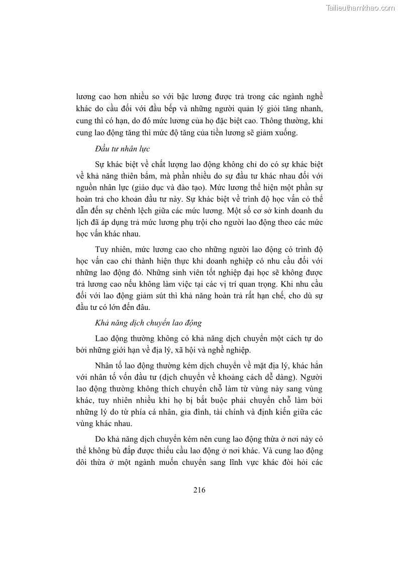 Giáo trình Kinh tế du lịch Phần 2 - 5 Trang 50