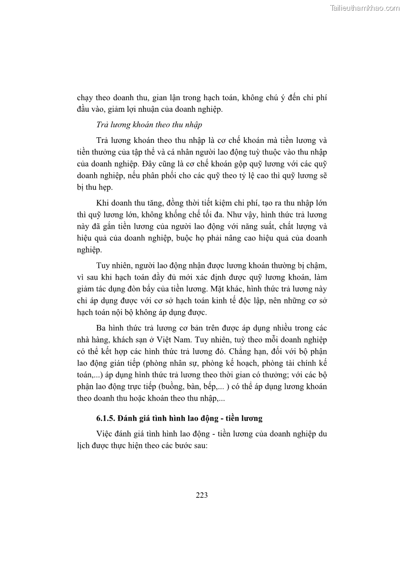 Giáo trình Kinh tế du lịch Phần 2 - 5 Trang 57