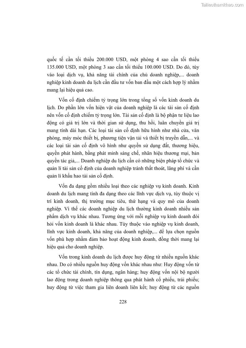 Giáo trình Kinh tế du lịch Phần 2 - 6 Trang 62