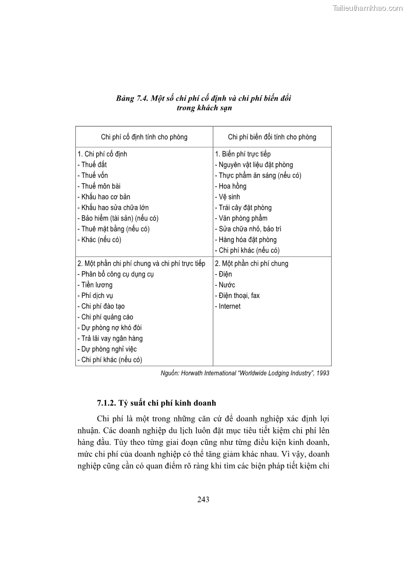 Giáo trình Kinh tế du lịch Phần 2 - 7 Trang 77