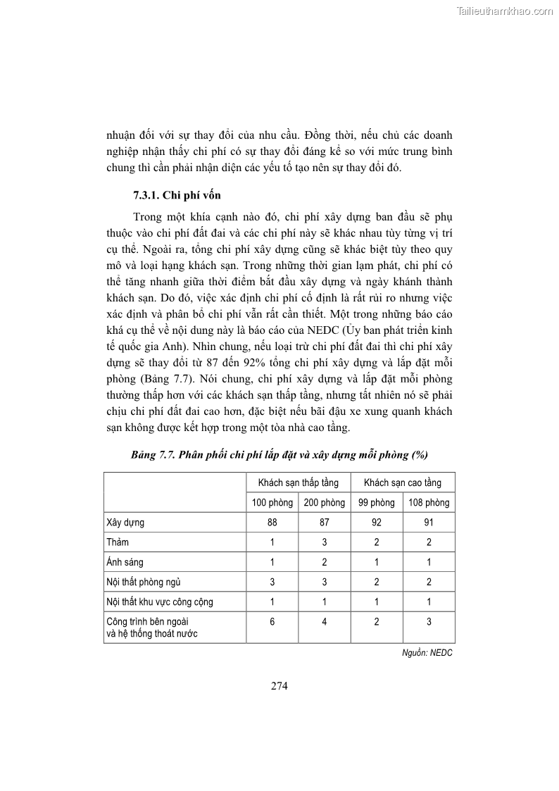 Giáo trình Kinh tế du lịch Phần 2 - 9 Trang 108