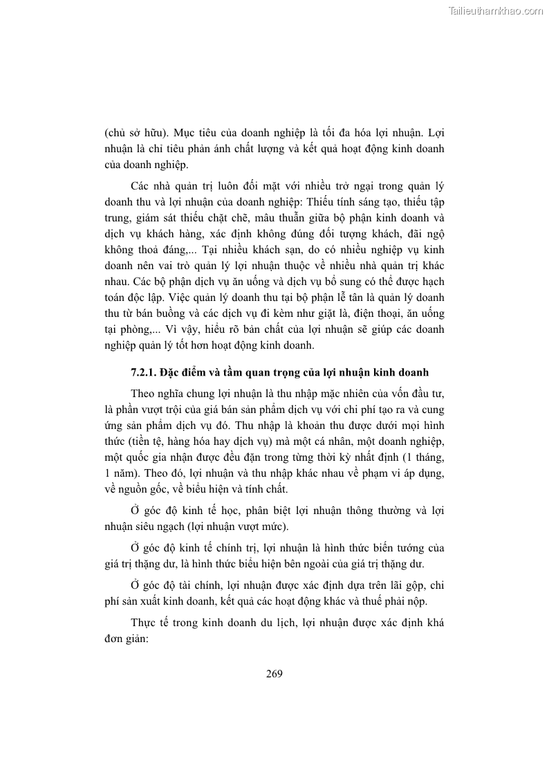 Giáo trình Kinh tế du lịch Phần 2 - 9 Trang 103