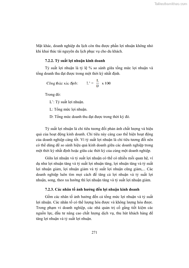 Giáo trình Kinh tế du lịch Phần 2 - 9 Trang 105