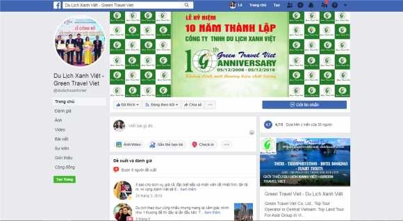 Hình 10 Trang bìa fanpage Du Lịch Xanh Việt – Green Travel Viet Nguồn Fanpage Du Lịch 6