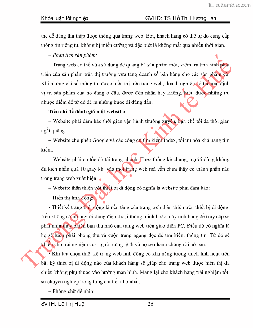 Khóa luận tốt nghiệp quản trị kinh doanh Hoàn thiện hoạt động digital marketing tại công ty TNHH Du lịch Xanh Việt - 3 Trang 34