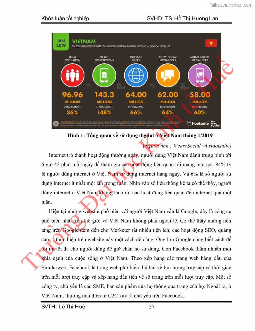 Khóa luận tốt nghiệp quản trị kinh doanh Hoàn thiện hoạt động digital marketing tại công ty TNHH Du lịch Xanh Việt - 4 Trang 45