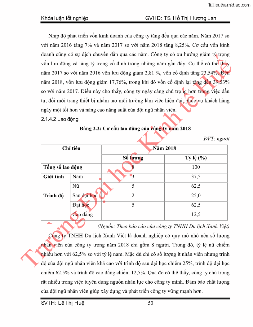 Khóa luận tốt nghiệp quản trị kinh doanh Hoàn thiện hoạt động digital marketing tại công ty TNHH Du lịch Xanh Việt - 5 Trang 58