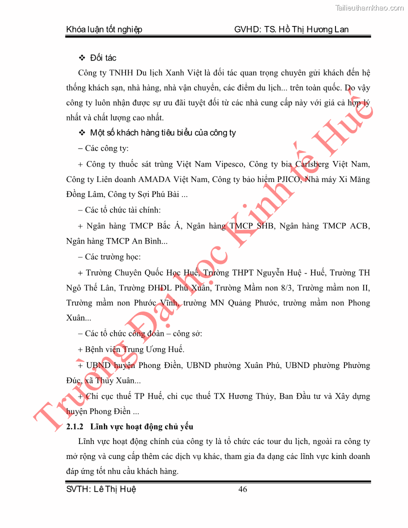 Khóa luận tốt nghiệp quản trị kinh doanh Hoàn thiện hoạt động digital marketing tại công ty TNHH Du lịch Xanh Việt - 5 Trang 54