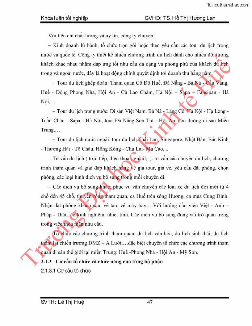 Khóa luận tốt nghiệp quản trị kinh doanh Hoàn thiện hoạt động digital marketing tại công ty TNHH Du lịch Xanh Việt - 5 Trang 55