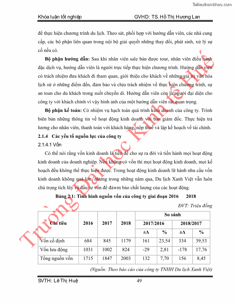 Khóa luận tốt nghiệp quản trị kinh doanh Hoàn thiện hoạt động digital marketing tại công ty TNHH Du lịch Xanh Việt - 5 Trang 57