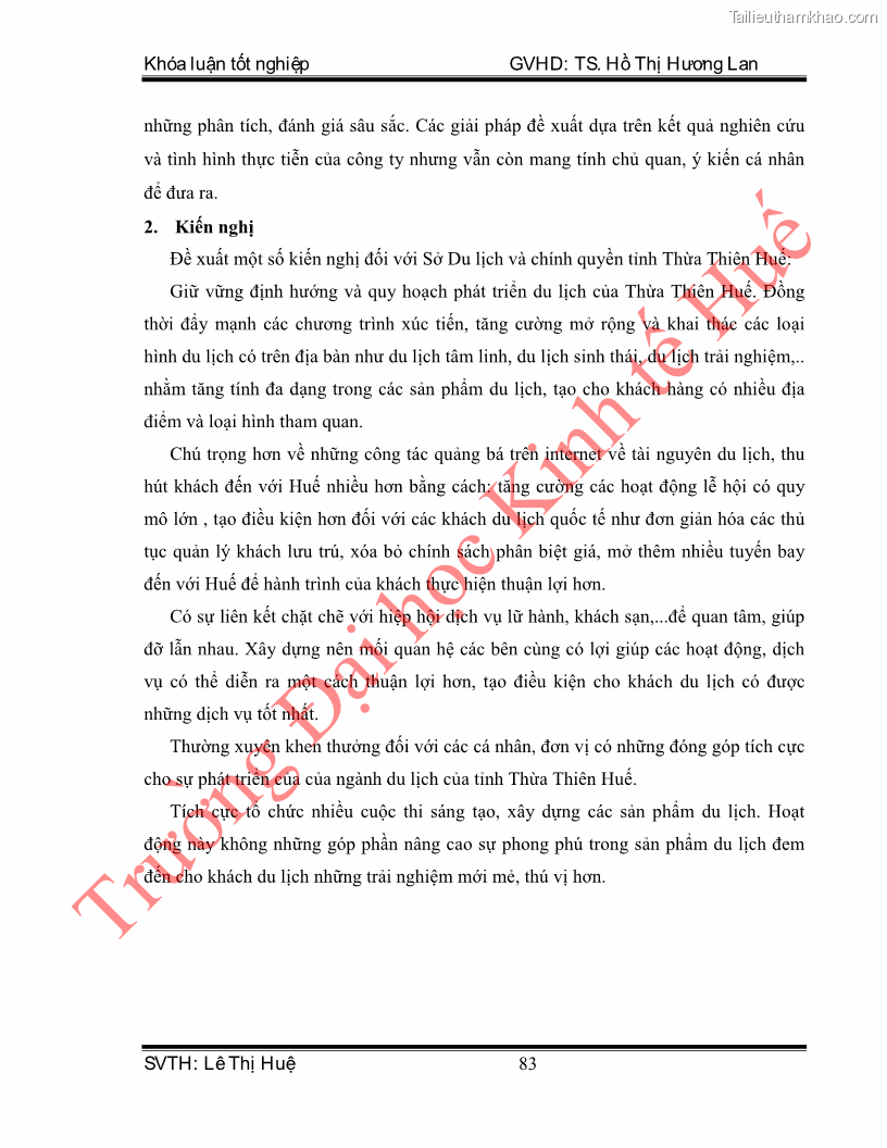 Khóa luận tốt nghiệp quản trị kinh doanh Hoàn thiện hoạt động digital marketing tại công ty TNHH Du lịch Xanh Việt - 8 Trang 91