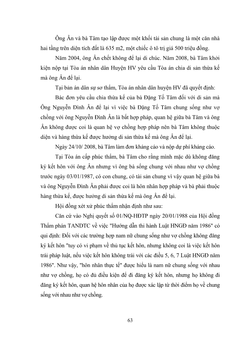 Luận văn Thạc sĩ Luật học Diện và hàng thừa kế theo quy định của Bộ luật dân sự năm 2005 - 6 Trang 69