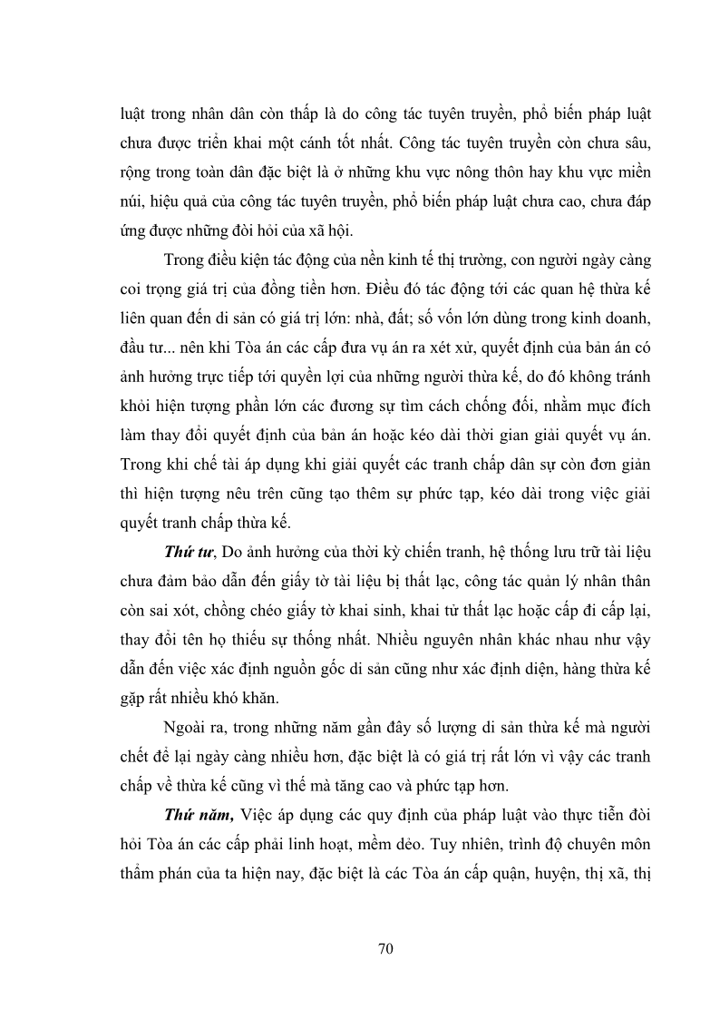 Luận văn Thạc sĩ Luật học Diện và hàng thừa kế theo quy định của Bộ luật dân sự năm 2005 - 7 Trang 76