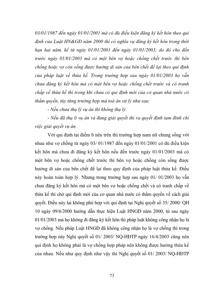 Luận văn Thạc sĩ Luật học Diện và hàng thừa kế theo quy định của Bộ luật dân sự năm 2005 - 7 Trang 79