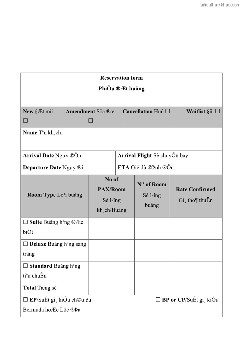 Giáo trình Nghiệp vụ lễ tân trường cđ nghề Đà Nẵng - 5 Trang 58