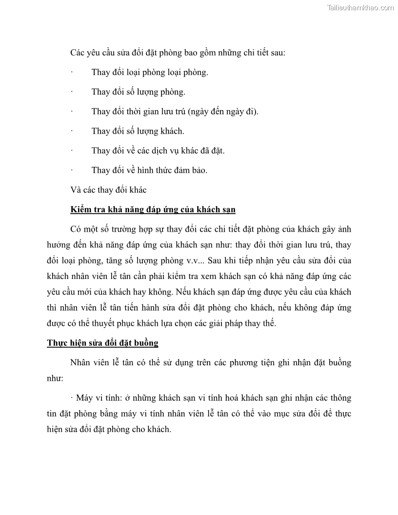 Giáo trình Nghiệp vụ lễ tân trường cđ nghề Đà Nẵng - 7 Trang 79