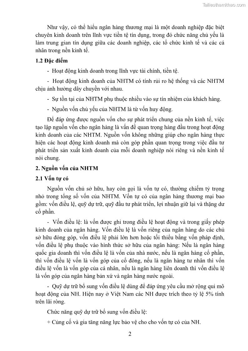 Giáo trình Nghiệp vụ ngân hàng Nghề Kế toán - Cao đẳng - Trường Cao đẳng Cộng đồng Đồng Tháp - 1 Trang 11