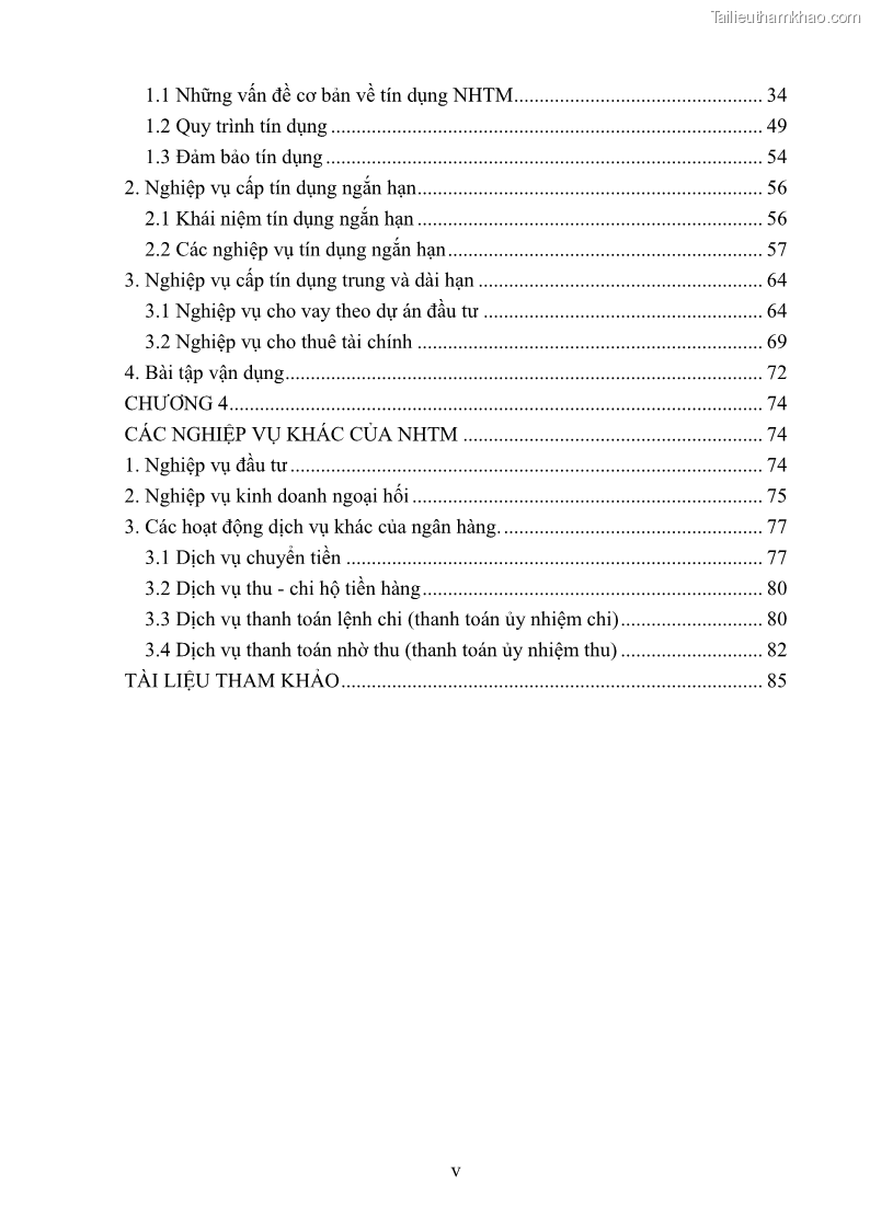 Giáo trình Nghiệp vụ ngân hàng Nghề Kế toán - Cao đẳng - Trường Cao đẳng Cộng đồng Đồng Tháp - 1 Trang 6