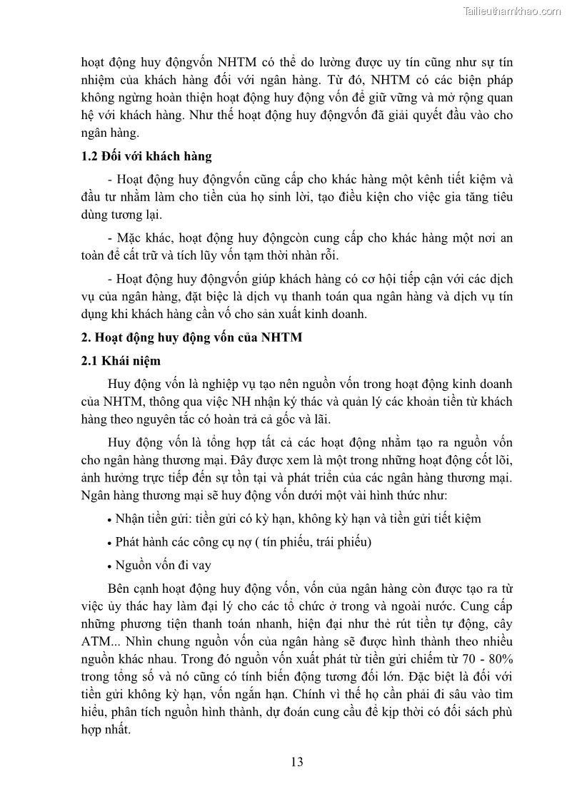 Giáo trình Nghiệp vụ ngân hàng Nghề Kế toán - Cao đẳng - Trường Cao đẳng Cộng đồng Đồng Tháp - 2 Trang 22