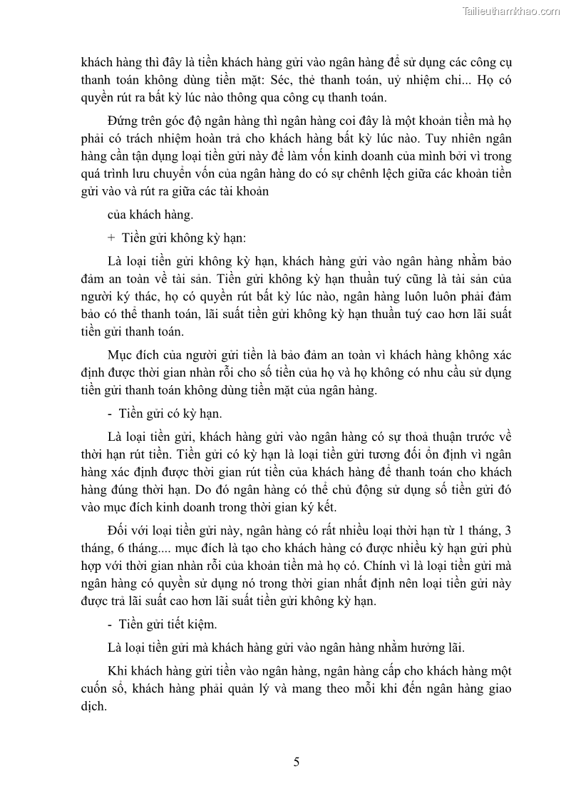 Giáo trình Nghiệp vụ ngân hàng Nghề Kế toán - Cao đẳng - Trường Cao đẳng Cộng đồng Đồng Tháp - 2 Trang 14