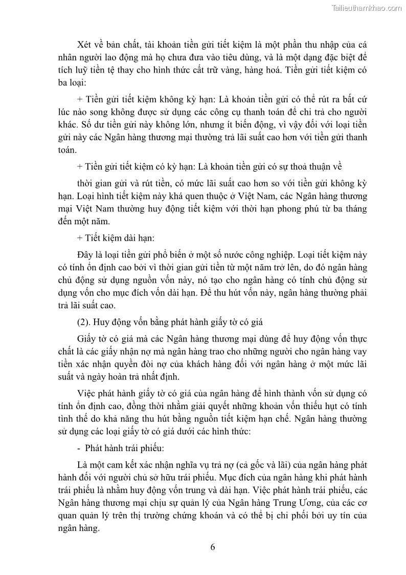 Giáo trình Nghiệp vụ ngân hàng Nghề Kế toán - Cao đẳng - Trường Cao đẳng Cộng đồng Đồng Tháp - 2 Trang 15