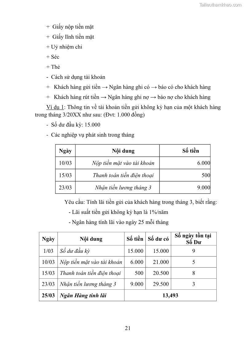 Giáo trình Nghiệp vụ ngân hàng Nghề Kế toán - Cao đẳng - Trường Cao đẳng Cộng đồng Đồng Tháp - 3 Trang 30