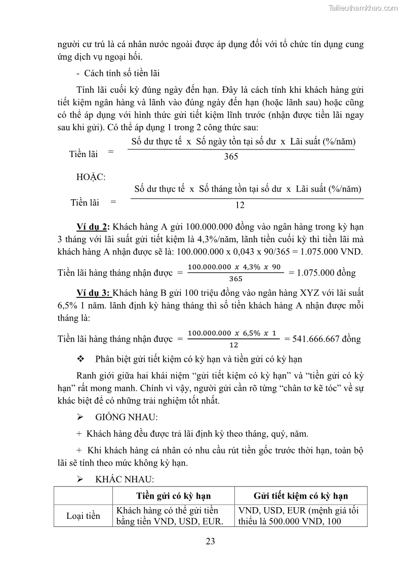 Giáo trình Nghiệp vụ ngân hàng Nghề Kế toán - Cao đẳng - Trường Cao đẳng Cộng đồng Đồng Tháp - 3 Trang 32