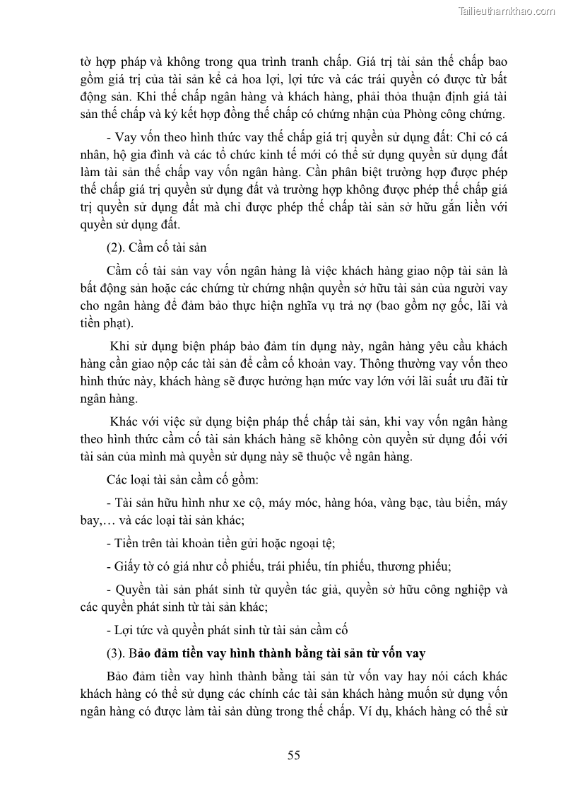 Giáo trình Nghiệp vụ ngân hàng Nghề Kế toán - Cao đẳng - Trường Cao đẳng Cộng đồng Đồng Tháp - 6 Trang 64