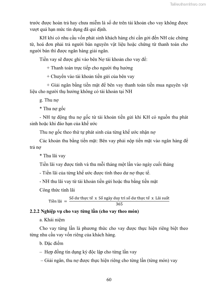 Giáo trình Nghiệp vụ ngân hàng Nghề Kế toán - Cao đẳng - Trường Cao đẳng Cộng đồng Đồng Tháp - 6 Trang 69