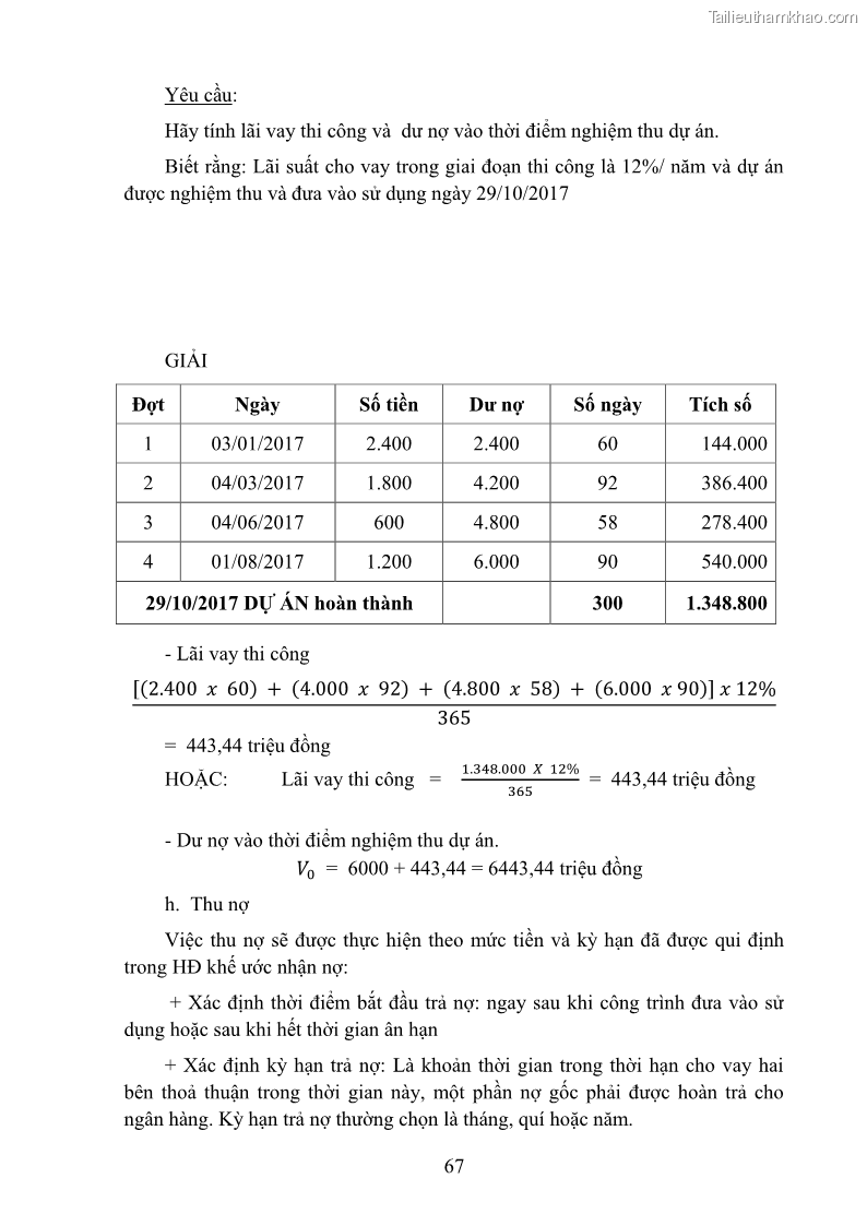 Giáo trình Nghiệp vụ ngân hàng Nghề Kế toán - Cao đẳng - Trường Cao đẳng Cộng đồng Đồng Tháp - 7 Trang 76