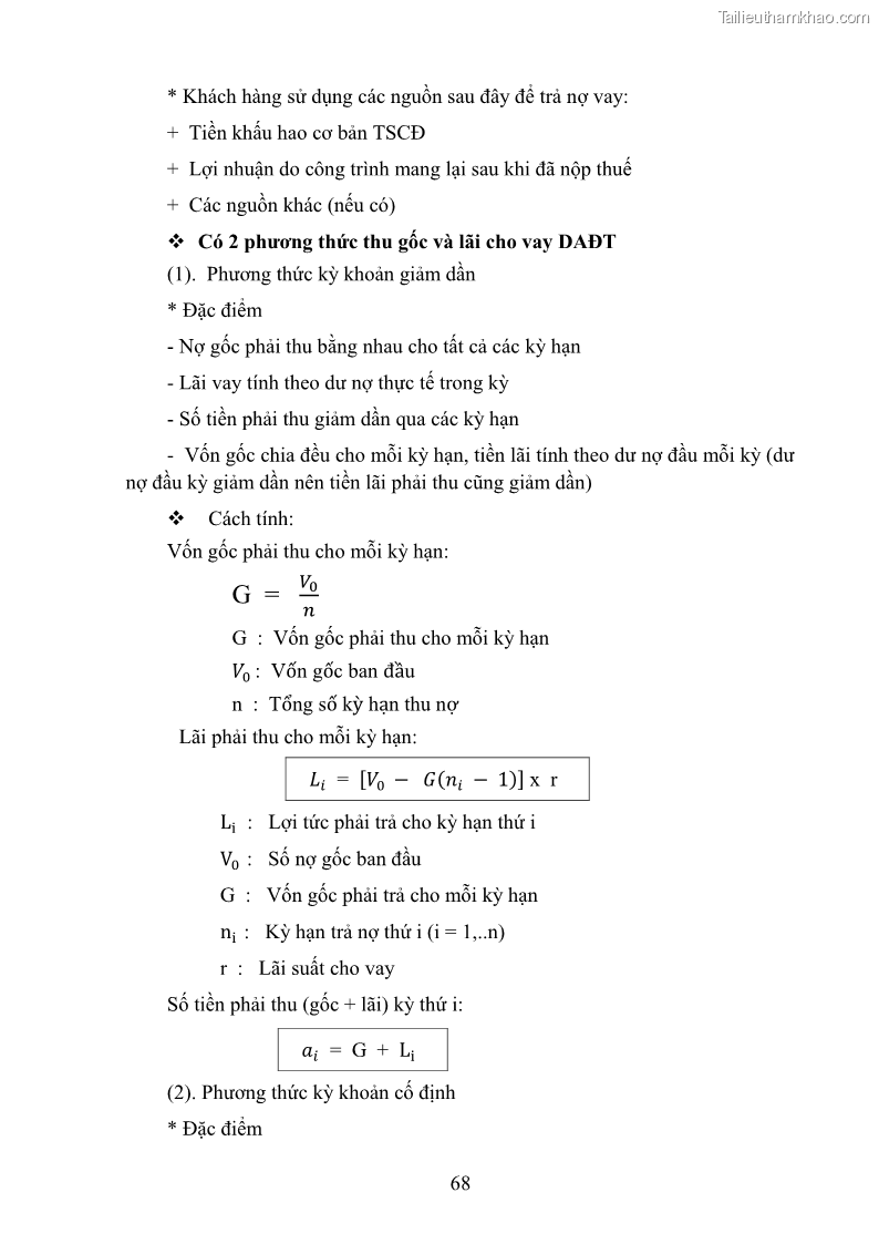 Giáo trình Nghiệp vụ ngân hàng Nghề Kế toán - Cao đẳng - Trường Cao đẳng Cộng đồng Đồng Tháp - 7 Trang 77