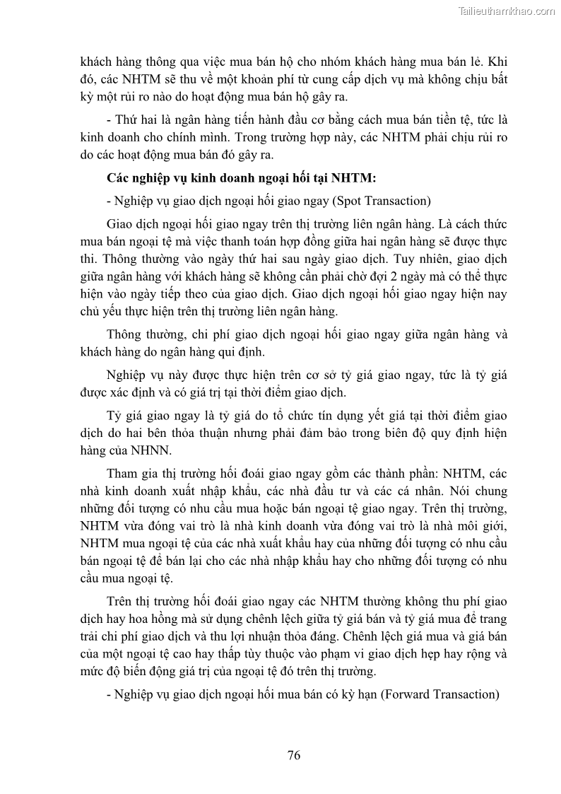 Giáo trình Nghiệp vụ ngân hàng Nghề Kế toán - Cao đẳng - Trường Cao đẳng Cộng đồng Đồng Tháp - 8 Trang 85