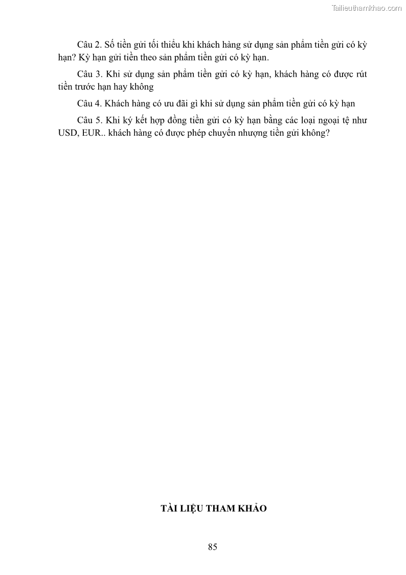 Giáo trình Nghiệp vụ ngân hàng Nghề Kế toán - Cao đẳng - Trường Cao đẳng Cộng đồng Đồng Tháp - 8 Trang 94