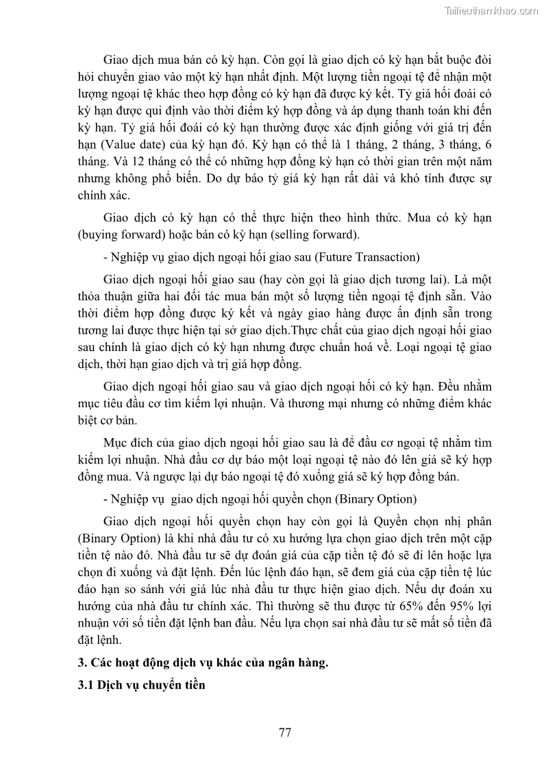 Giáo trình Nghiệp vụ ngân hàng Nghề Kế toán - Cao đẳng - Trường Cao đẳng Cộng đồng Đồng Tháp - 8 Trang 86