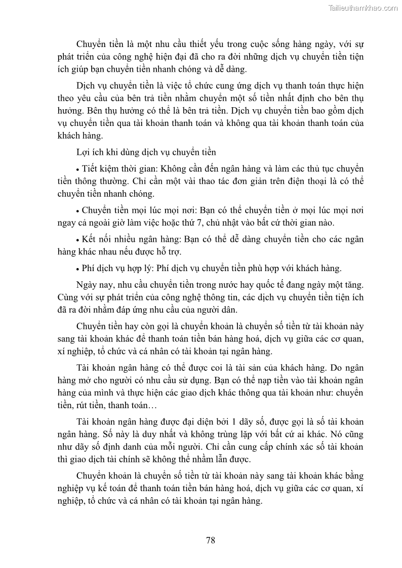 Giáo trình Nghiệp vụ ngân hàng Nghề Kế toán - Cao đẳng - Trường Cao đẳng Cộng đồng Đồng Tháp - 8 Trang 87