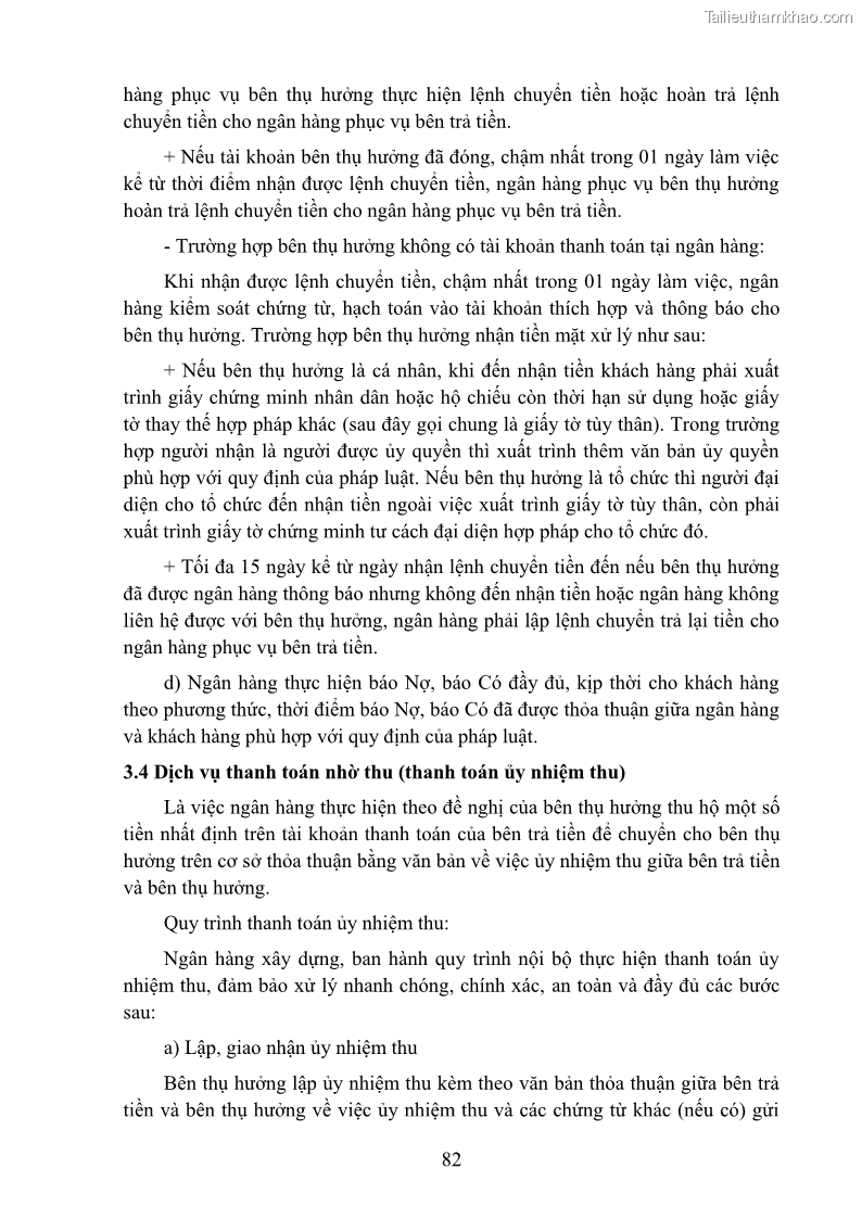 Giáo trình Nghiệp vụ ngân hàng Nghề Kế toán - Cao đẳng - Trường Cao đẳng Cộng đồng Đồng Tháp - 8 Trang 91