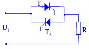 Hình 8 1 Sơ đồ nguyên lý mạch điều chỉnh điện áp xoay chiều 1 pha dùng 1