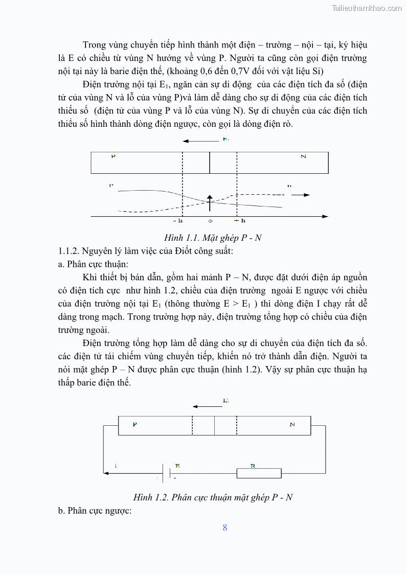 Giáo trình Điện tử công suất Nghề Kỹ thuật máy lạnh và điều hòa không khí - Cao đẳng - Trường Cao đẳng nghề Đồng Tháp - 1 Trang 10