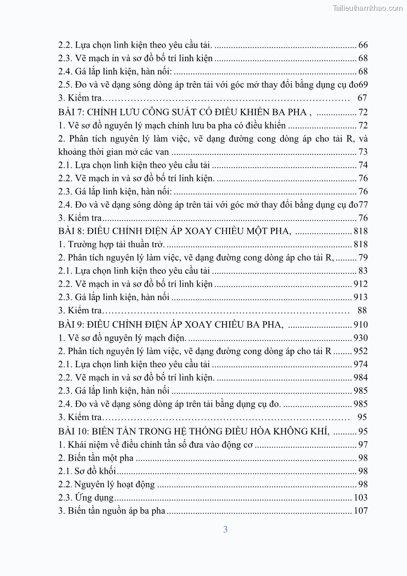 Giáo trình Điện tử công suất Nghề Kỹ thuật máy lạnh và điều hòa không khí - Cao đẳng - Trường Cao đẳng nghề Đồng Tháp - 1 Trang 5