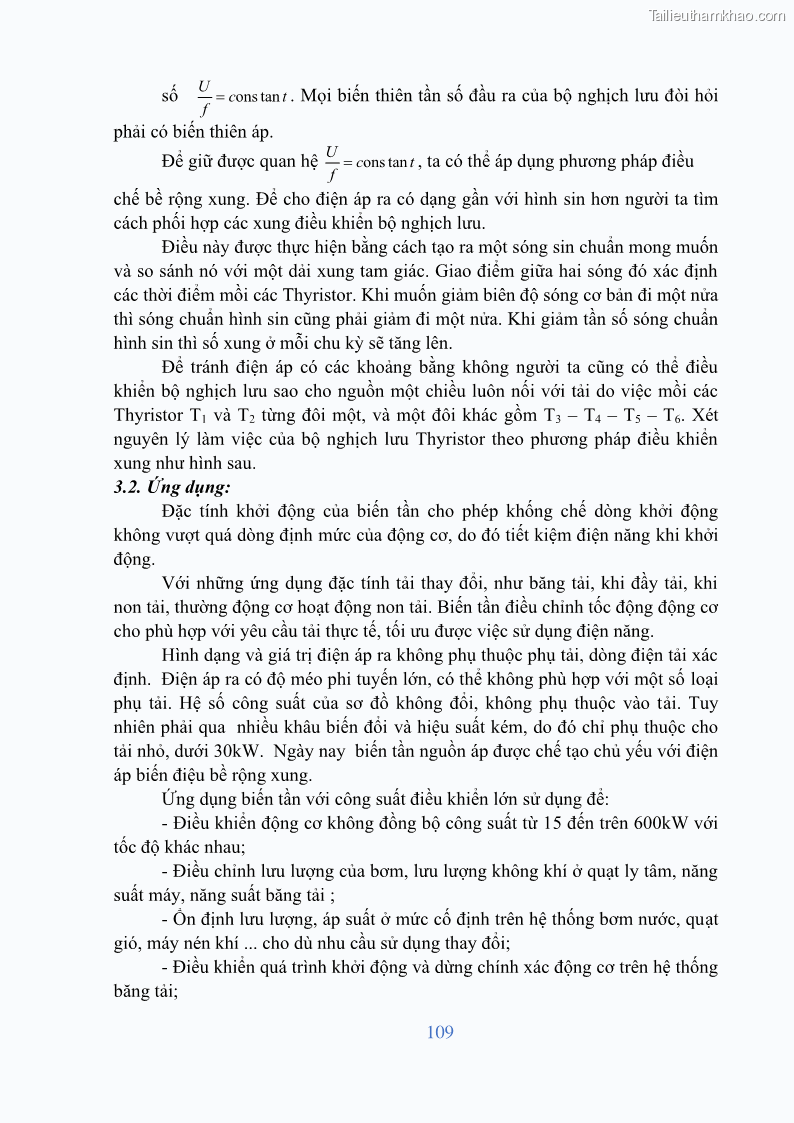 Giáo trình Điện tử công suất Nghề Kỹ thuật máy lạnh và điều hòa không khí - Cao đẳng - Trường Cao đẳng nghề Đồng Tháp - 10 Trang 111