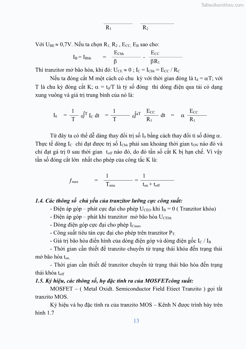Giáo trình Điện tử công suất Nghề Kỹ thuật máy lạnh và điều hòa không khí - Cao đẳng - Trường Cao đẳng nghề Đồng Tháp - 2 Trang 15
