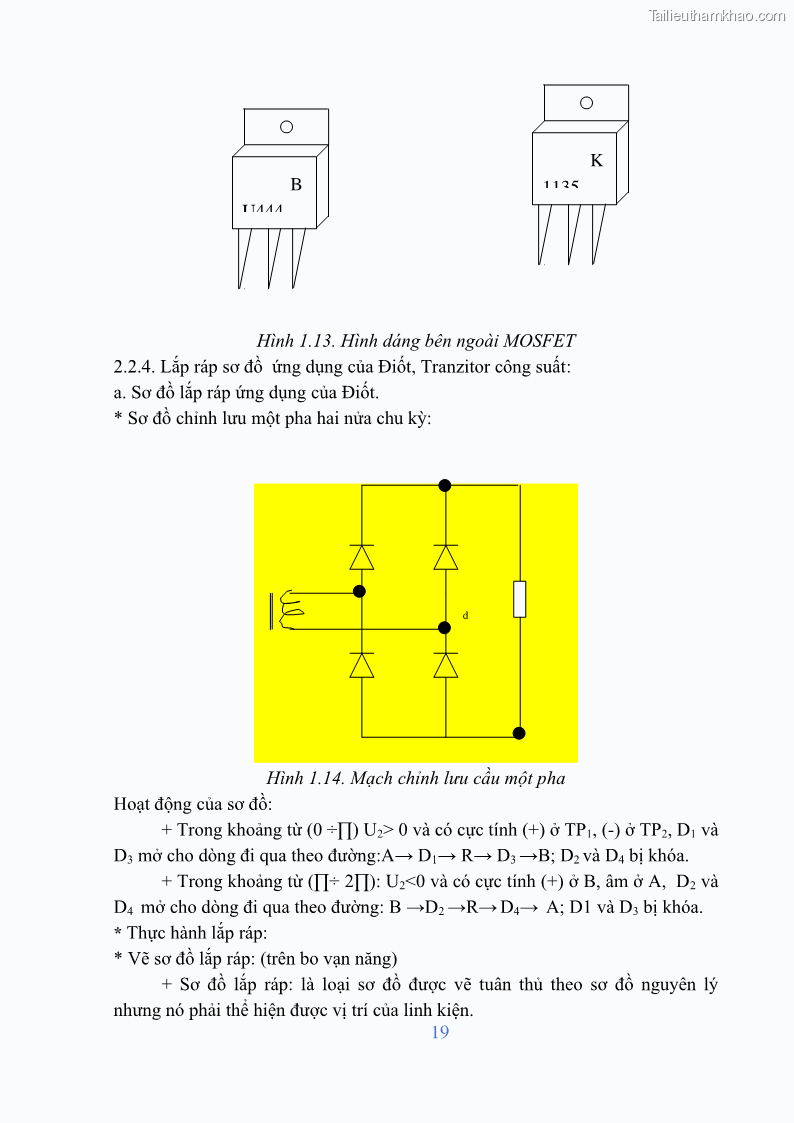 Giáo trình Điện tử công suất Nghề Kỹ thuật máy lạnh và điều hòa không khí - Cao đẳng - Trường Cao đẳng nghề Đồng Tháp - 2 Trang 21