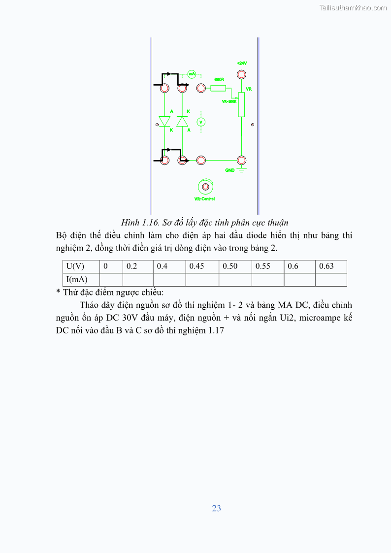 Giáo trình Điện tử công suất Nghề Kỹ thuật máy lạnh và điều hòa không khí - Cao đẳng - Trường Cao đẳng nghề Đồng Tháp - 3 Trang 25