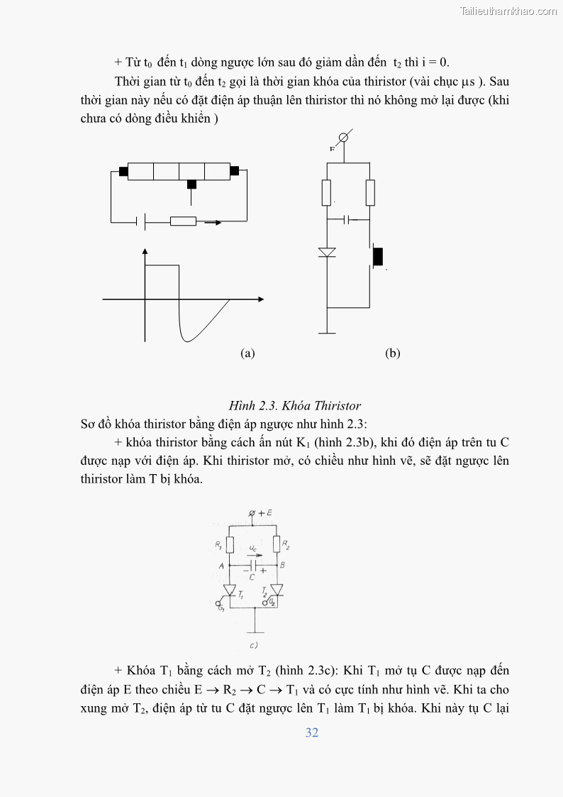 Giáo trình Điện tử công suất Nghề Kỹ thuật máy lạnh và điều hòa không khí - Cao đẳng - Trường Cao đẳng nghề Đồng Tháp - 3 Trang 34
