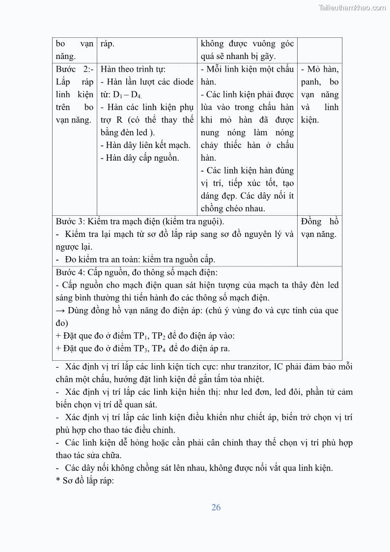 Giáo trình Điện tử công suất Nghề Kỹ thuật máy lạnh và điều hòa không khí - Cao đẳng - Trường Cao đẳng nghề Đồng Tháp - 3 Trang 28