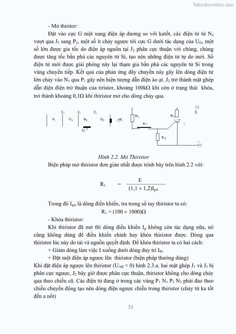 Giáo trình Điện tử công suất Nghề Kỹ thuật máy lạnh và điều hòa không khí - Cao đẳng - Trường Cao đẳng nghề Đồng Tháp - 3 Trang 33