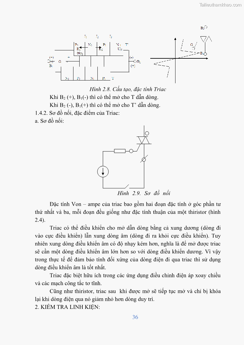 Giáo trình Điện tử công suất Nghề Kỹ thuật máy lạnh và điều hòa không khí - Cao đẳng - Trường Cao đẳng nghề Đồng Tháp - 4 Trang 38